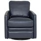 Italiano Furniture Turner Swivel Glider Chair in Blue, , large