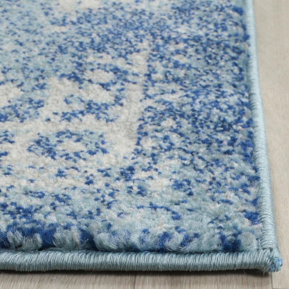 Safavieh Evoke EVK256C-5SQ 5&#39;1&quot; Square Blue/Ivory Area Rug, , large