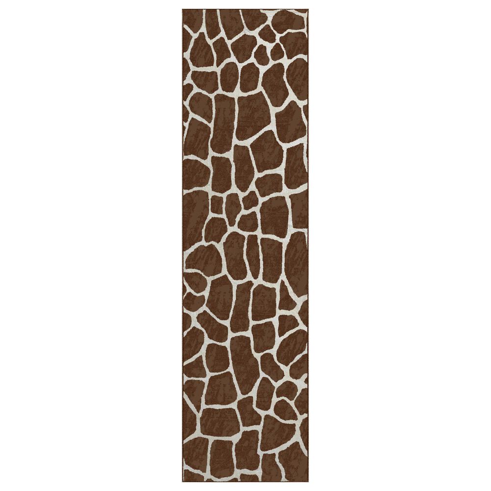 Dalyn Rug Company Akina 2" x 7"6" Chocolate Runner, , large