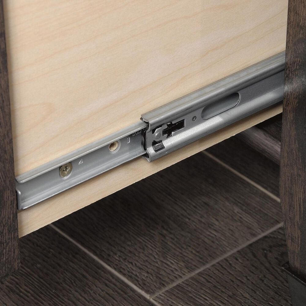 Sauder Carson Forge Computer Desk in Coffee Oak, , large