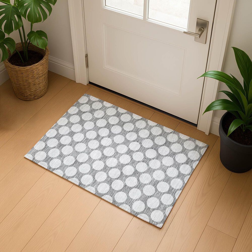 Dalyn Rug Company The Reserve TR13 Gray 2&#39;6&quot; x 3&#39;10&quot; Indoor/Outdoor Area Rug, , large