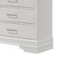 Crown Mark Amalia 6-Drawer Dresser and Mirror in White, , large