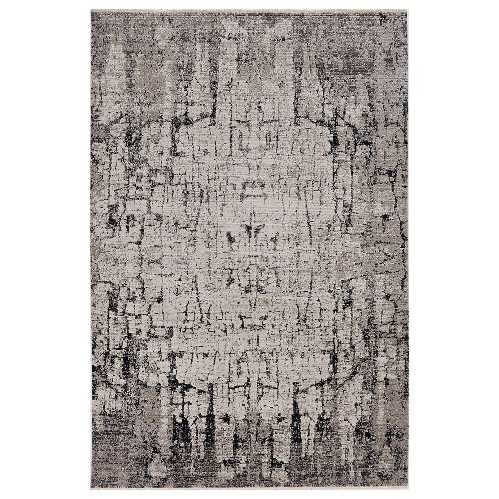 Kas Oriental Rugs Karina Palette 2"3" x 7"7" Ivory and Grey Runner, , large