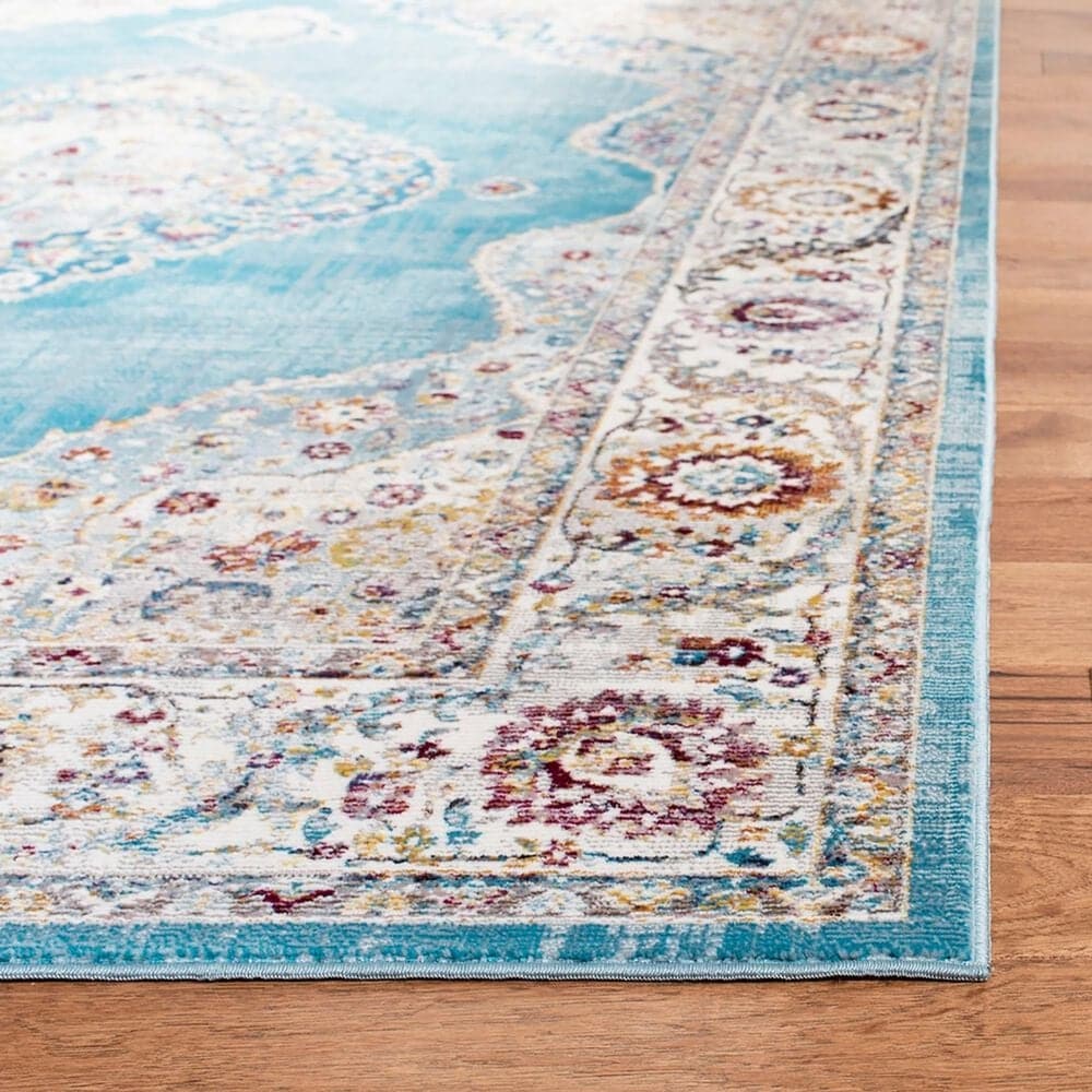 Safavieh Aria ARA116M 9&#39; x 12&#39; Blue and Ivory Area Rug, , large