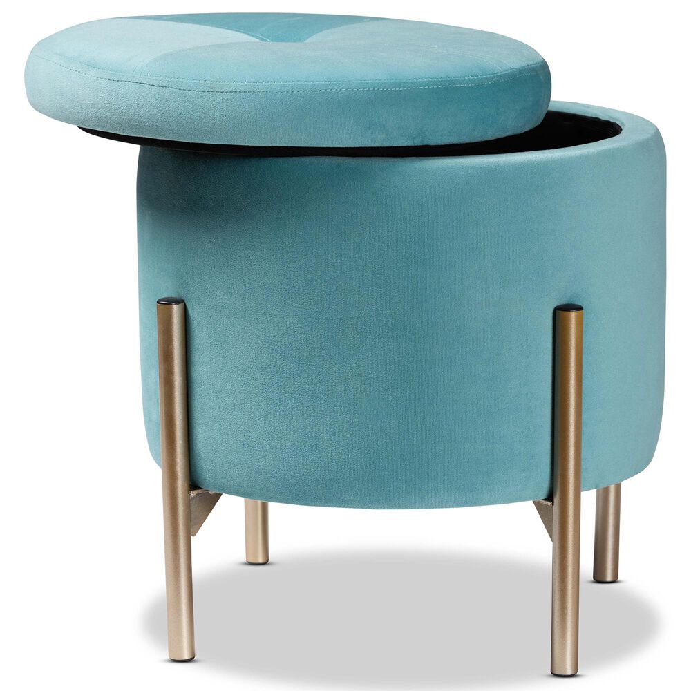 Baxton Studio Malina Storage Ottoman in Sky Blue, , large