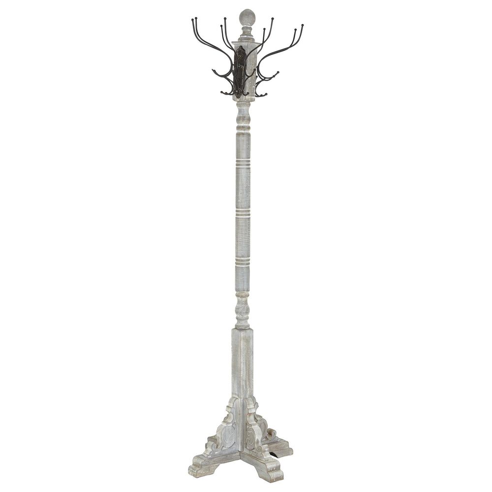 Maple and Jade 74" Coat Rack in Grey, , large