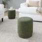 Lumisource Marla 2-Piece Upholstered Ottoman Set in Dark Green, , large