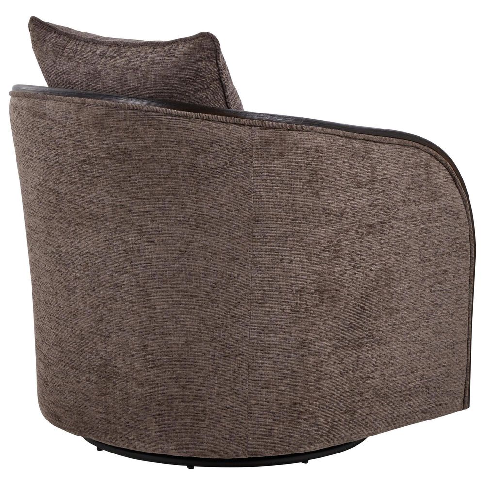 LumiSource Gemma Swivel Accent Chair in Mocha, , large