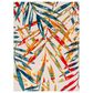 Safavieh Cabana CBN368A 3" x 5" Ivory and Navy Indoor/Outdoor Area Performance Rug, , large