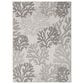 Nourison Garden Oasis Nautical Grey 5" x 7" Indoor/Outdoor Area Rug, , large