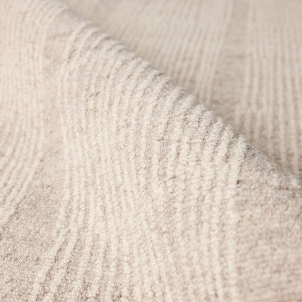 Jaipur Finnigan Edher White, Tan and Taupe 5' x 8' Area Rug, , large