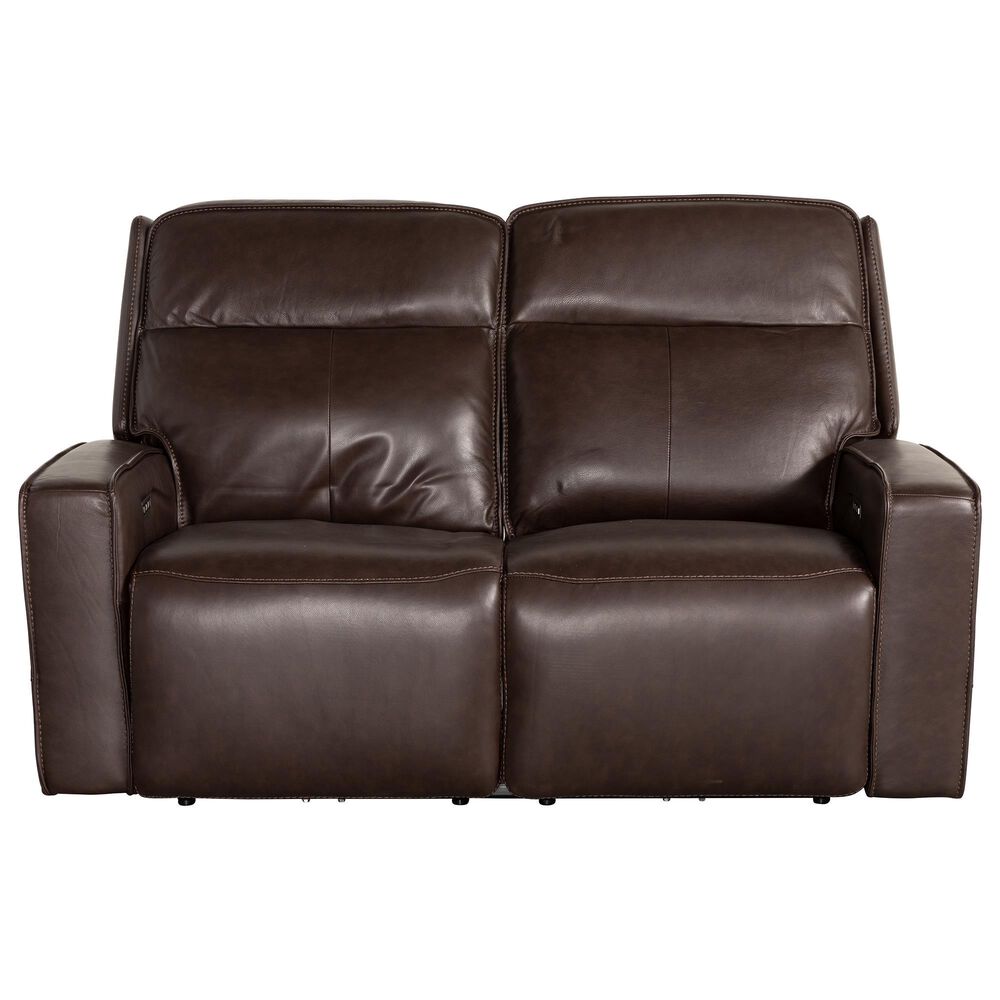 Sienna Designs Power Reclining Loveseat with Power Headrests and Lumbar in Ellington Lux Brown, , large