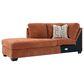 Ashley Aviemore 2-Piece Sectional with Left-Facing Chaise in Spice, , large