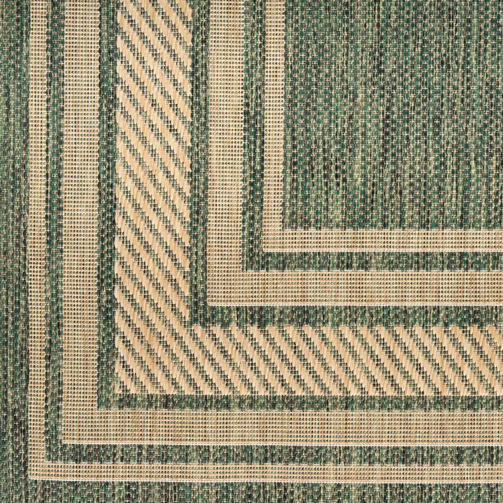 Nourison Horizon HOZ03 Green 4' x 6' Indoor/Outdoor Area Rug, , large