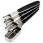 Anolon 4-Piece Magnetic Measuring Spoon Set in Stainless Steel, , large