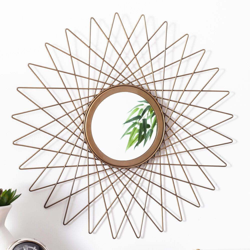 Safavieh Bilsons Mirror in Gold, , large