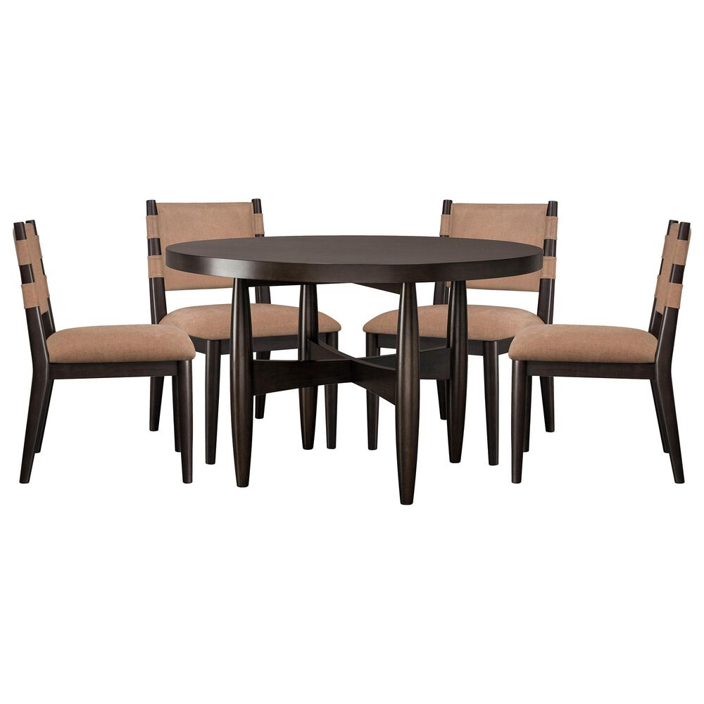 Urban Home Koko 5-Piece Round Dining Set in Minx, , large