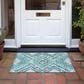 Dalyn Rug Company Portico PO5 Teal 1"8" x 2"6" Area Rug, , large