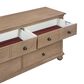 Riva Ridge Oxford 5-Piece California King Panel Bedroom Set in Tan with USB Ports, , large