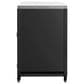 Hearth and Haven Patio Serving Cart in Matte Black, , large