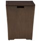 Ashley Rodeway South Square Fire Pit in Brown, , large