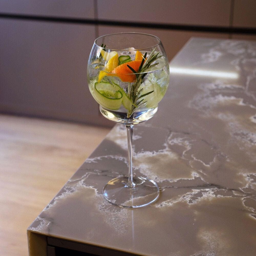 Bormioli Backdoor &#39;20s 27 Oz Italian Premium Gin and Tonic Cocktail Glasses in Clear &#40;Set of 4&#41;, , large