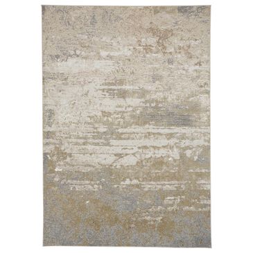 Feizy Rugs Aura 3567F 10" x 13"2" Beige and Gold Area Rug, , large
