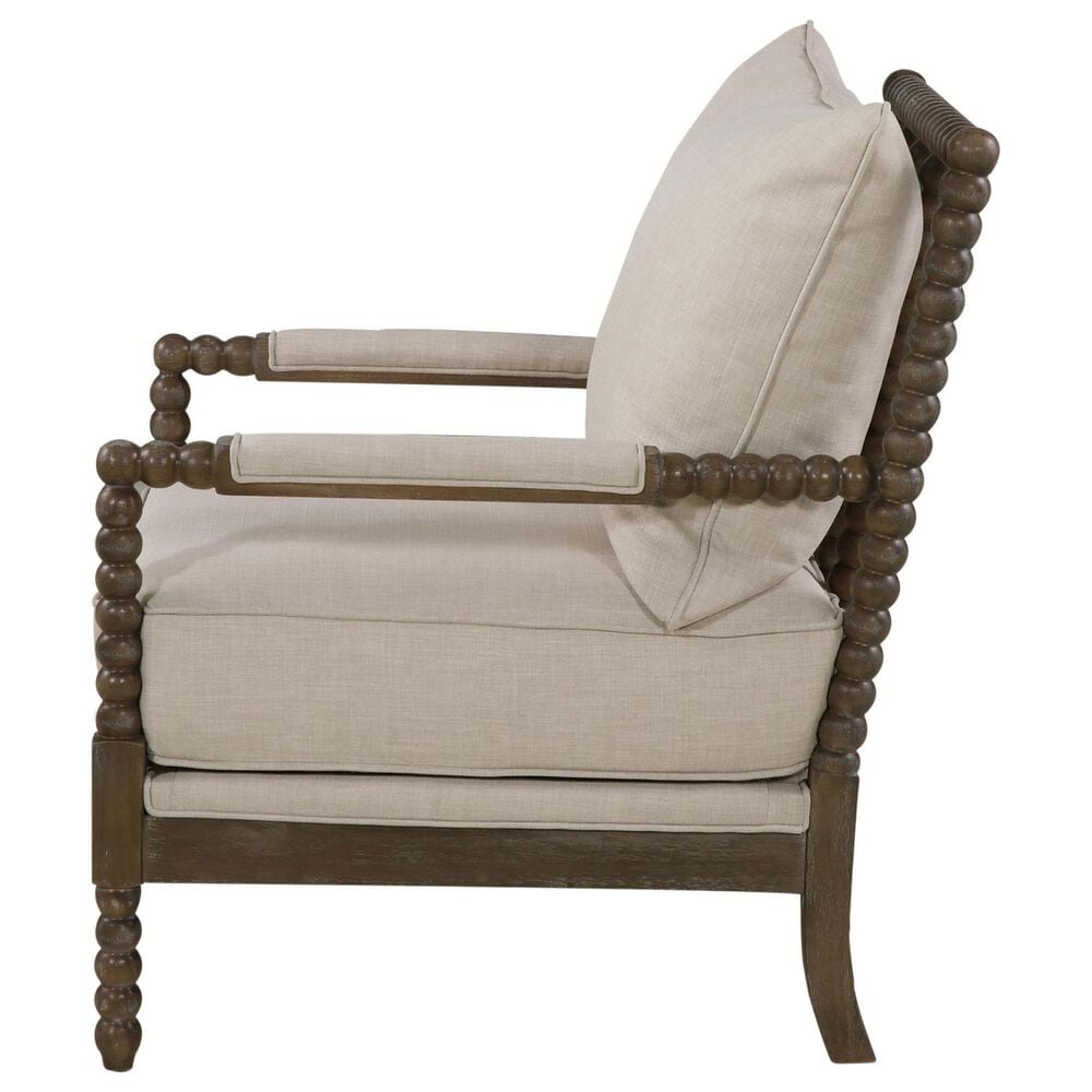 Hearth and Haven Accent Armchair in Beige, , large