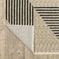 Oriental Weavers Capella Beige and Black 7"10" x 10"10" Area Rug, , large