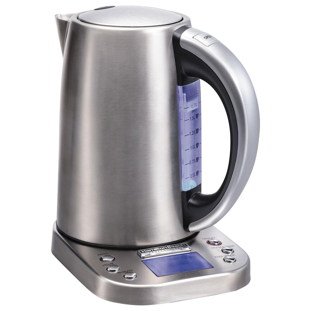 Hamilton Beach 1.7L Professional Digital Kettle in Stainless Steel, , large