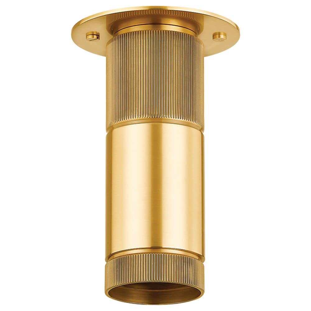Hudson Valley Lighting Dighton 1-Light Flush Mount in Aged Brass, , large
