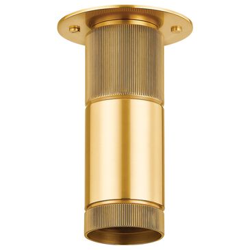 Hudson Valley Lighting Dighton 1-Light Flush Mount in Aged Brass, , large