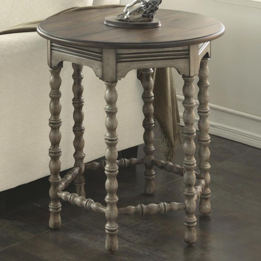 Flexsteel Plymouth Lamp Table in Whitewash, , large