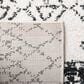 Safavieh Tulum 2" x 11" Ivory and Black Runner, , large