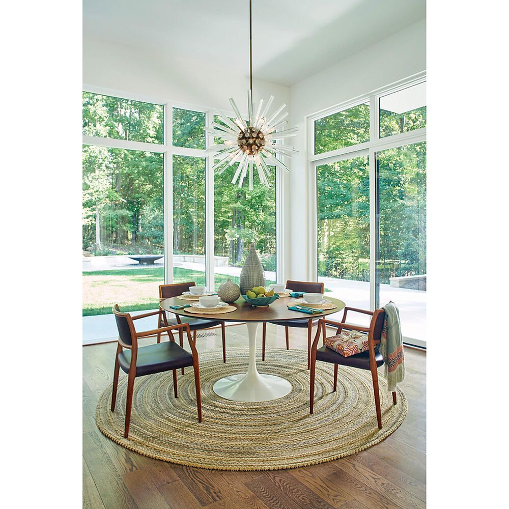 Capel Bayview 0036-760 5'6" Round Neutral Area Rug, , large