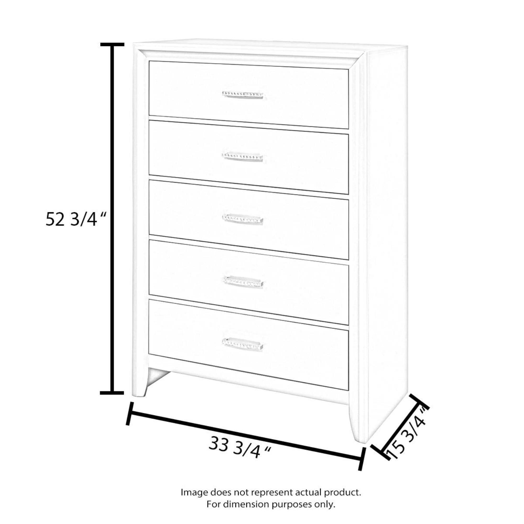 Willowton 5 store drawer chest