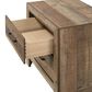 Crown Mark Elmer 5 Piece Queen Bedroom Set with Two Nightstands in Rustic Brown, , large