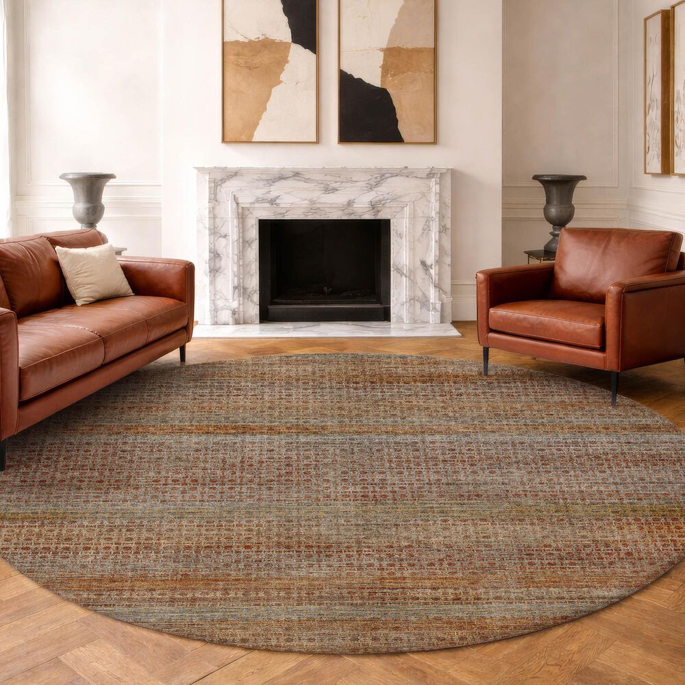 Dalyn Rug Company Vico VC5 Paprika 8' Round Area Rug, , large