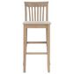 Linon Home Decor Torino Craftsman Bar Stool in Grey Wash, , large