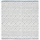 Safavieh Natura NAT857A 6" Square Ivory and Blue Area Rug, , large