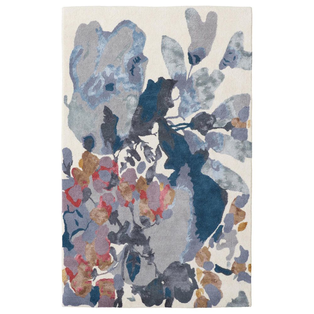 Feizy Dafney 8869F 10" x 14" Blue and Multicolor Area Rug, , large