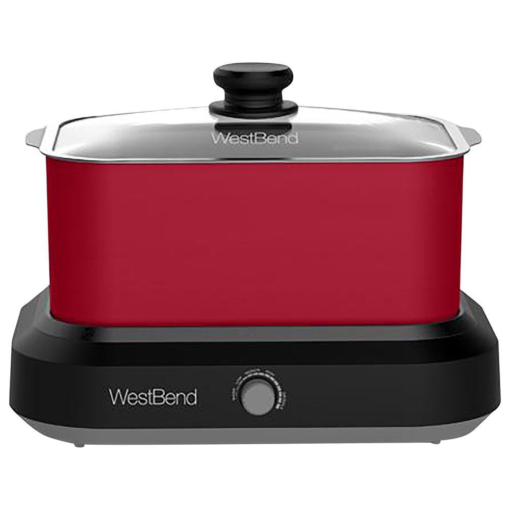 WestBend WestBend 6 Qt. Versatility Slow Cooker with Tote in Red