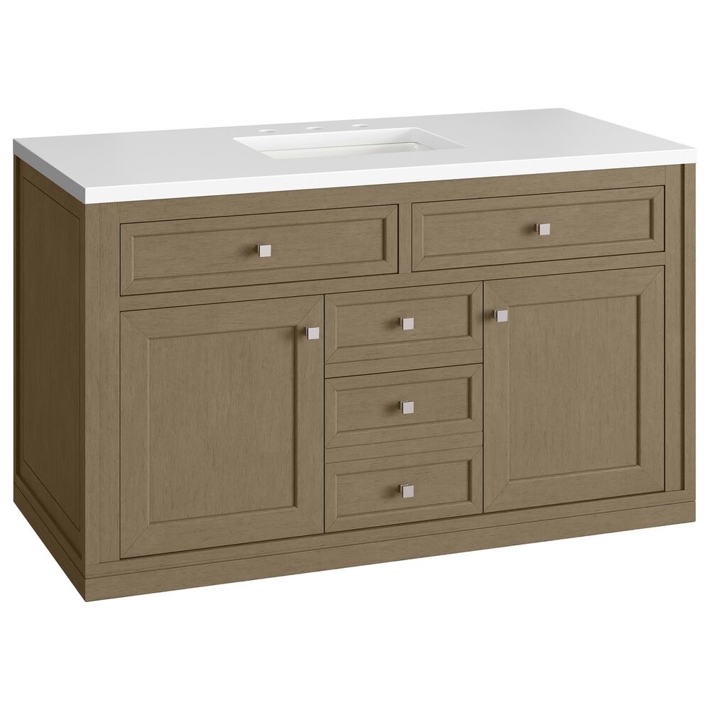 James Martin Vanities Chicago 48" Single Bathroom Vanity Cabinet in Walnut Whisper, , large
