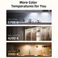 HOMLUX Under Cabinet Light in White (Set of 6), , large