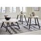 Ashley Fladona 3-Piece Table Set in Black and White, , large