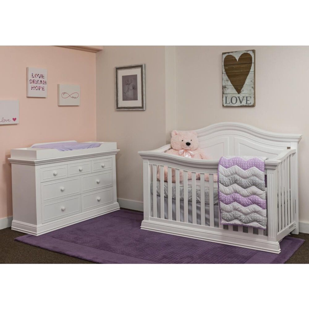 Sorelle Providence 3 Piece Nursery Set in White, , large