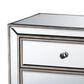 Baxton Studio Fadri 2 Drawer Nightstand in Mirrored, , large
