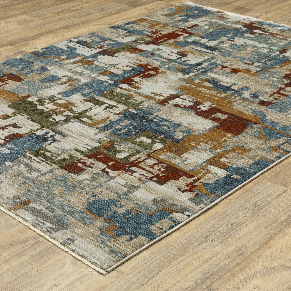Oriental Weavers Hayden HAY02 7&#39;10&quot; x 10&#39;10&quot; Beige and Multicolor Area Rug, , large