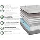 Southerland Rose Plush Hybrid Twin Mattress with High Profile Box Spring, , large