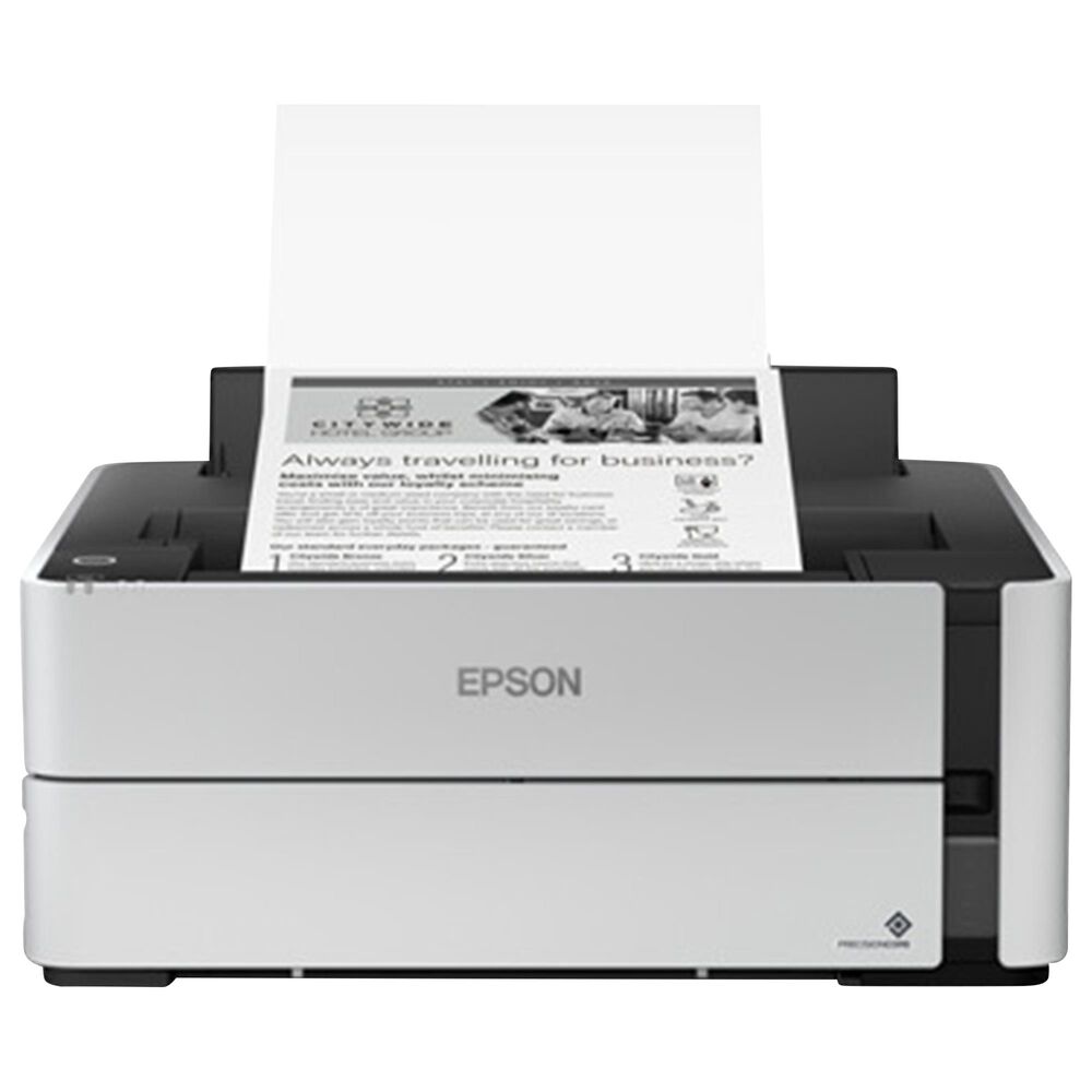 Epson EcoTank ET-M1170 Wireless Monochrome Supertank Printer in White, , large